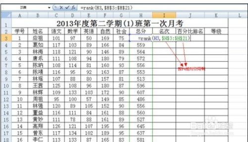 excel积分排名怎么做[excel排名积分计算公式]